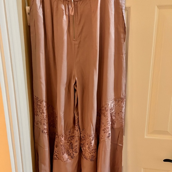 Anthropologie Neutral Mauve Trousers - Picture 1 of 3